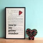Romantic Typographic Art 'Y..