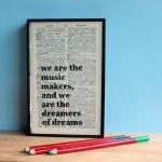 Altered book art We are the..