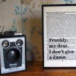 Gone With The Wind typograp..