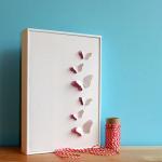 Framed Butterfly Art - Han..