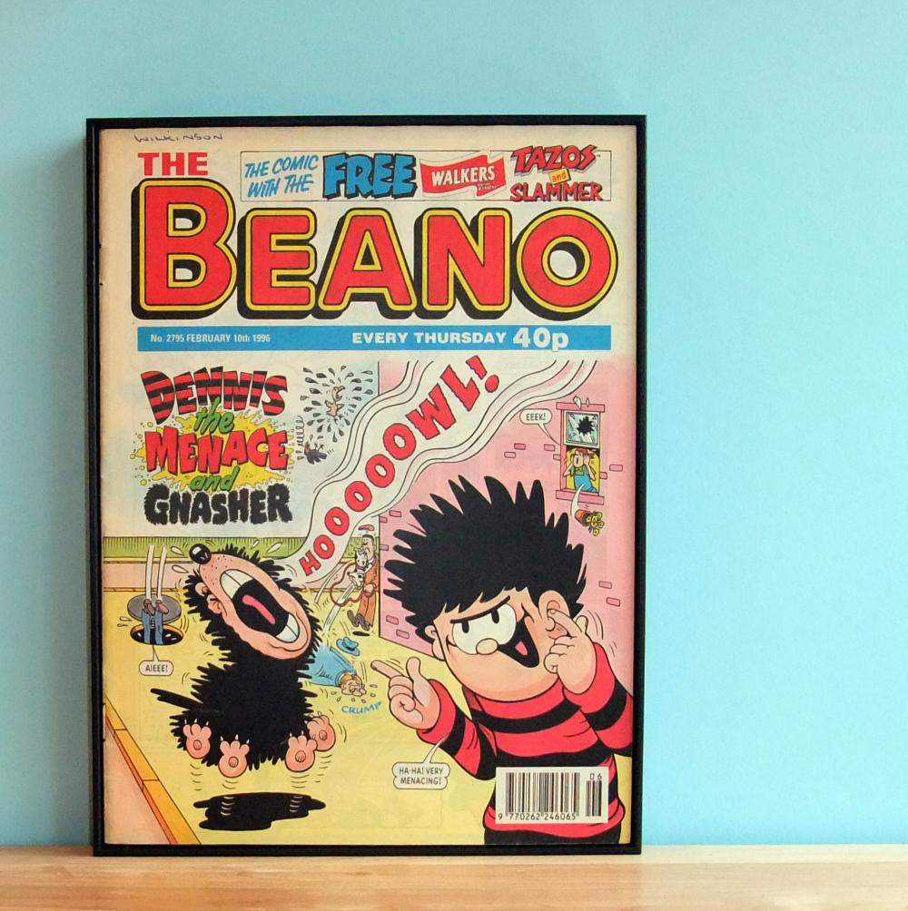 Comic Book Art Beano or Dandy front cover in Eco Friendly Frame
