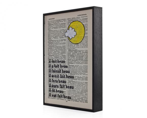 You Are My Sunshine eco friendly typographic framed dictionary print