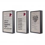 Altered Book Art Geeky Math..